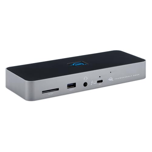 OWC Thunderbolt 4 Dock Dockingstation, grau/schwarz, USB, SD OWCTB4DOCK von OWC