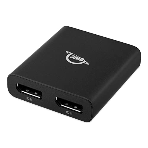OWC Thunderbolt Dual DisplayPort Adapter - einfaches Hinzufügen von 4K-, 5K- oder 8K-Bildschirmen zu Ihrem Computer OWC Thunderbolt Dual DisplayPort Adapter - einfaches Hinzufügen von 4K-, 5K- oder 8K-Bildschirmen zu Ihrem Computer von OWC