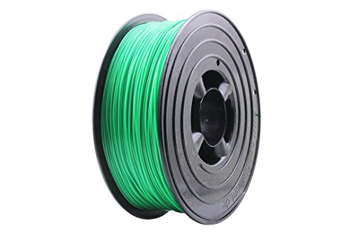 3D Filament 1kg B-Ware Filament Rolle in verschiedenen Farben Rot Gold Silber Grün Blau Braun Lila Violett Beige Transparent Gelb Orange Schwarz Weiß (Grün (B-Ware)) von OWL-FIlaments