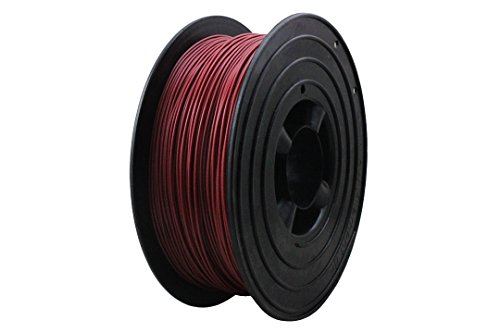 3D Filament 1kg B-Ware Filament Rolle in verschiedenen Farben Rot Gold Silber Grün Blau Braun Lila Violett Beige Transparent Gelb Orange Schwarz Weiß (Orient-Rot (B-Ware)) von OWL-FIlaments