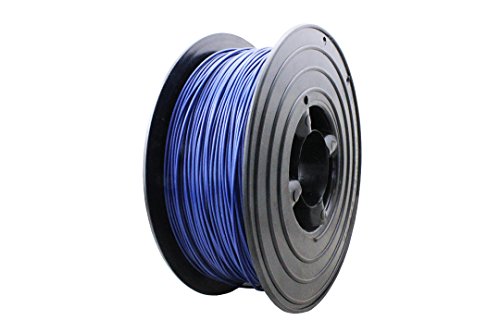 3D Filament 1kg B-Ware Filament Rolle in verschiedenen Farben Rot Gold Silber Grün Blau Braun Lila Violett Beige Transparent Gelb Orange Schwarz Weiß (Saphir-Blau (B-Ware)) von OWL-FIlaments