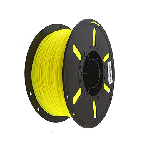 1kg PLA Filament Rolle 1,75mm NEON GRÜN GELB ORANGE ROT HELLORANGE 3D DRUCK (NEON GELB 1kg 1,75mm) von OWL-Filament