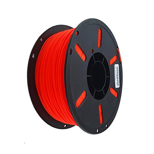 1kg PLA Filament Rolle 1,75mm NEON GRÜN GELB ORANGE ROT HELLORANGE 3D DRUCK (NEON ROT 1kg 1,75mm) von OWL-Filament