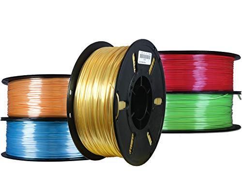 3D Drucker Filament Silk Seiden PLA+ viele Farben 12 x 1kg 1,75mm auf Spule Big Box 12kg Farbenset von OWL-Filament