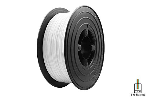 OWL-Filament Premium 3D PLA Filament 1kg 1,75mm Made in Germany (Weiß) von OWL-Filament