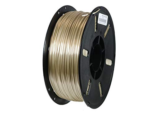 OWL-Filament Silk Seiden PLA+ viele Farben 3D Drucker Filament 1kg 1,75mm (Pyrit Gold) von OWL-Filament