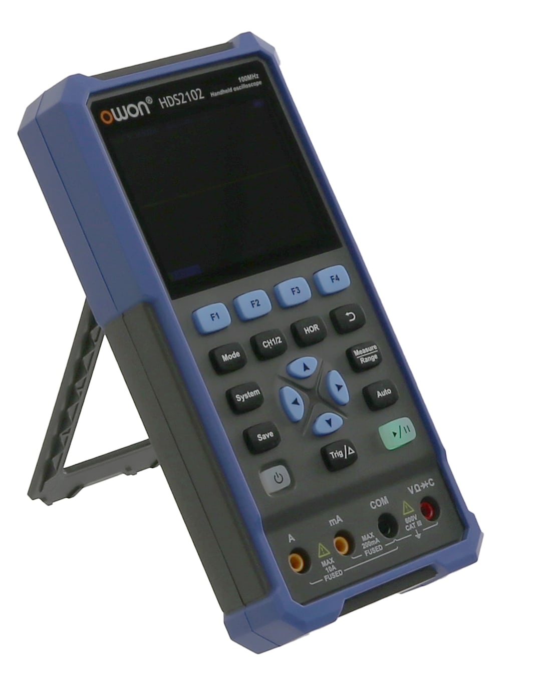 OWON LCD-Oszilloskop mit Multimeter, HDS2102, 2-Kanal, 100 MHz von OWON