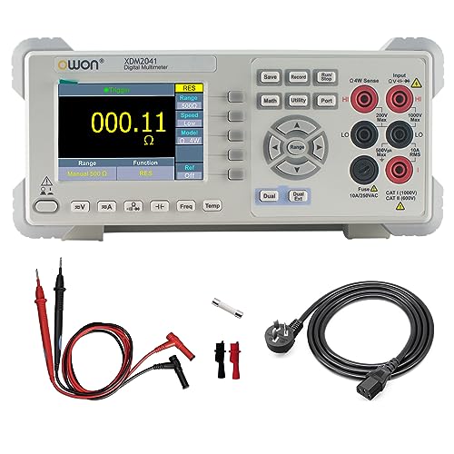 OWON XDM2041 Digitalmultimeter mit 55000Counts,3,7 Zoll hoher Auflösung,True RMS AC Spannungs/Strommessung,unterstützt SCPI und zweizeiliges Display mit bis zu 65 Messwerten pro Sekunde OWON XDM2041 Digitalmultimeter mit 55000Counts,3,7 Zoll hoher Auflösung,True RMS AC Spannungs/Strommessung,unterstützt SCPI und zweizeiliges Display mit bis zu 65 Messwerten pro Sekunde von OWON