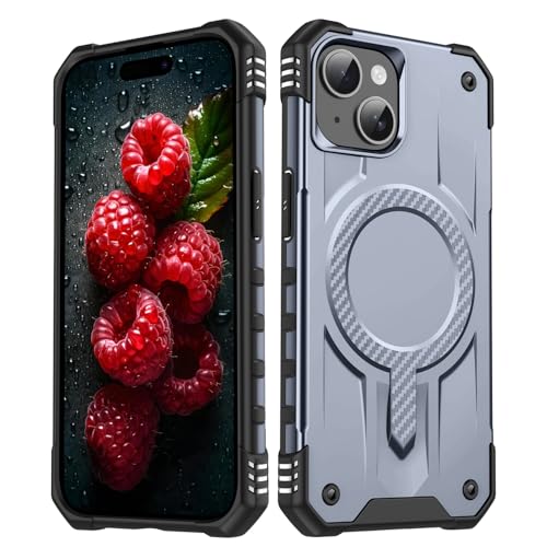 OWSIHNZBF Sturzsichere Handyhülle Kompatibel mit iPhone 15 Hülle, Klassische Hybrid-Magnet-Handyhülle, schlanke, stoßfeste Standard-Fallschutzhülle, Kratzfeste Rückseite Passgenaue Handyhülle(Gray) OWSIHNZBF Sturzsichere Handyhülle Kompatibel mit iPhone 15 Hülle, Klassische Hybrid-Magnet-Handyhülle, schlanke, stoßfeste Standard-Fallschutzhülle, Kratzfeste Rückseite Passgenaue Handyhülle(Gray) von OWSIHNZBF