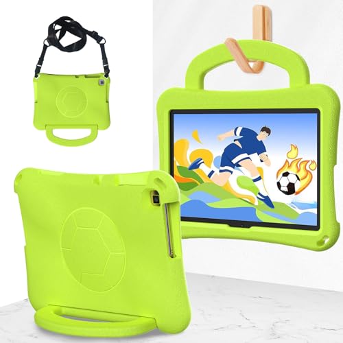 OWSIHNZBF Vergilbungsfreie Tablet-Hülle Kinderhülle kompatibel mit Honor Pad Tablet-Hülle mit Stifthalter(Grass Green) von OWSIHNZBF