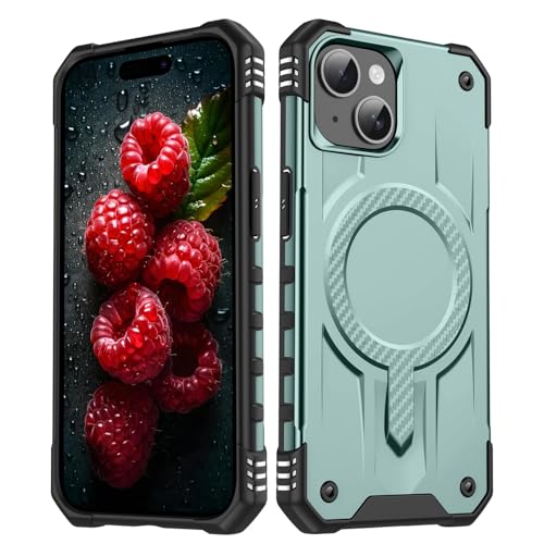 Sturzsichere Handyhülle Kompatibel mit iPhone 15 Plus Hülle, klassische Hybrid-Magnet-Handyhülle, schlanke, stoßfeste Standard-Fallschutzhülle, kratzfeste Rückseite Passgenaue Handyhülle(Green1) Sturzsichere Handyhülle Kompatibel mit iPhone 15 Plus Hülle, klassische Hybrid-Magnet-Handyhülle, schlanke, stoßfeste Standard-Fallschutzhülle, kratzfeste Rückseite Passgenaue Handyhülle(Green1) von OWSIHNZBF