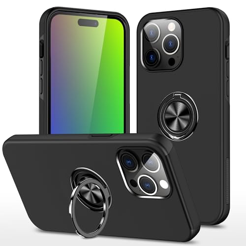 Sturzsichere Handyhülle Kompatibel mit iPhone 15 Pro Max Hülle mit drehbarem Ringständer, schlanker, stoßfester Schutz, harte Handyhülle, Ganzkörper-robuste Schutzhülle Compatible with iPhone 15 Pro M Sturzsichere Handyhülle Kompatibel mit iPhone 15 Pro Max Hülle mit drehbarem Ringständer, schlanker, stoßfester Schutz, harte Handyhülle, Ganzkörper-robuste Schutzhülle Compatible with iPhone 15 Pro M von OWSIHNZBF