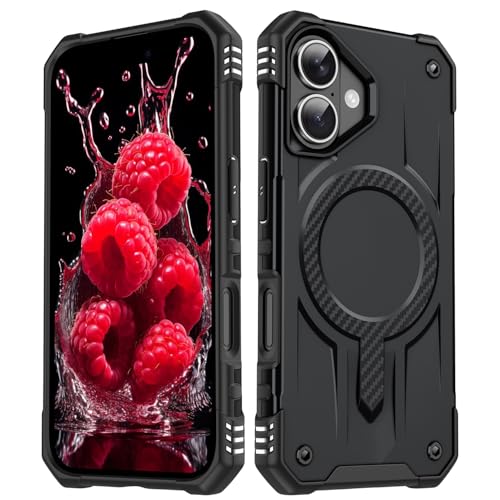 Sturzsichere Handyhülle Kompatibel mit iPhone 16 Plus Hülle, klassische Hybrid-Magnet-Handyhülle, schlanke, stoßfeste Standard-Fallschutzhülle, kratzfeste Rückseite Passgenaue Handyhülle(Black) Sturzsichere Handyhülle Kompatibel mit iPhone 16 Plus Hülle, klassische Hybrid-Magnet-Handyhülle, schlanke, stoßfeste Standard-Fallschutzhülle, kratzfeste Rückseite Passgenaue Handyhülle(Black) von OWSIHNZBF