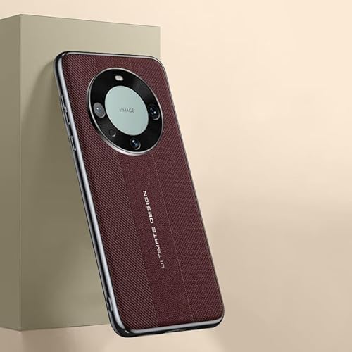 Sturzsichere Handyhülle Lederhülle kompatibel mit Huawei Mate 60, Premium, elegante Handyhülle aus PU-Leder mit Kameraschutz, stoßfest, rutschfest, stilvolle Textur, robuste, schlanke Handy-Schutzhüll Sturzsichere Handyhülle Lederhülle kompatibel mit Huawei Mate 60, Premium, elegante Handyhülle aus PU-Leder mit Kameraschutz, stoßfest, rutschfest, stilvolle Textur, robuste, schlanke Handy-Schutzhüll von OWSIHNZBF