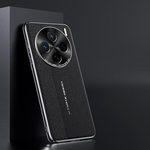 Sturzsichere Handyhülle Lederhülle kompatibel mit Vivo X200, Premium, elegante PU-Leder-Handyhülle mit Kameraschutz, stoßfest, rutschfest, stilvolle Textur, robuste, schlanke Handy-Schutzhülle Passgen von OWSIHNZBF