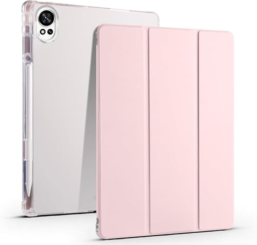 Vergilbungsfreie Tablet-Hülle Kompatibel mit Huawei Matepad Air 12" 2024 Hülle 12 Zoll Hülle Slim Leichte Schutzhülle Smart Cover Stoßfeste Abdeckung mit transparenter Rückschale mit Stifthalter, auto von OWSIHNZBF