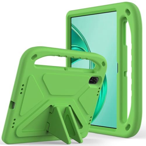 Vergilbungsfreie Tablet-Hülle Hülle kompatibel mit Honor Pad X8A Tablet-Hülle, leichte, kinderfreundliche, stoßfeste EVA-Schutzhülle, mit Griff, Ständerabdeckung und Schultergurt, kompatibel mit Honor von OWSIHNZBF