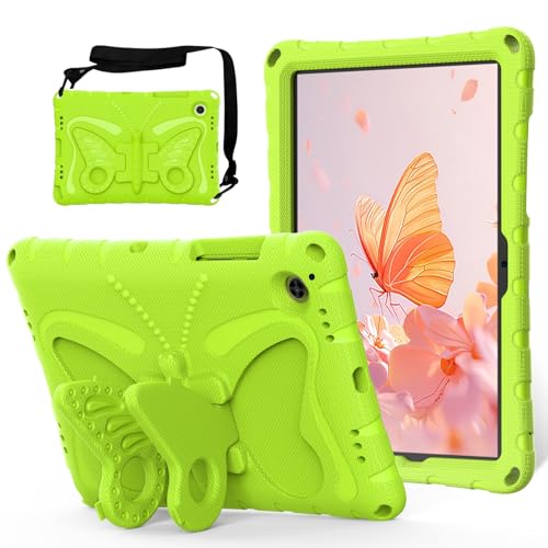 Vergilbungsfreie Tablet-Hülle Hülle kompatibel mit Samsung Galaxy Tab A8 10,5 Zoll 2021/2022 SM-X200/X205/X207, leichte, robuste, stoßfeste EVA-Schutzhülle mit Schultergurt Compatible with Kinder, Hül von OWSIHNZBF