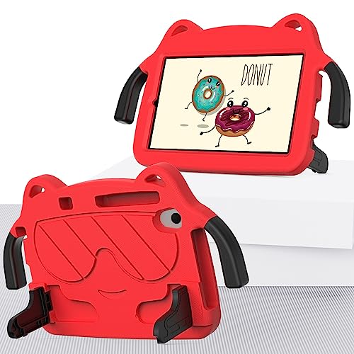 Vergilbungsfreie Tablet-Hülle Kinder-Schutzhülle, kompatibel mit Samsung Galaxy Tab A 8.4 (2020) SM-T307U, langlebig, stoßfest, mit Griff und Ständer, Schutzhülle, leichte EVA-Hülle Tablet-Hülle mit S von OWSIHNZBF