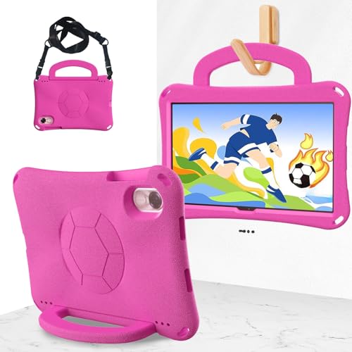 Vergilbungsfreie Tablet-Hülle Kinderhülle kompatibel mit Honor Pad X8 Pro 11,5 Zoll 2023, langlebig, leicht, EVA, kinderfreundlich, stoßfest, Schutzhülle mit Tragegriff, Ständer + Schultergurt Tablet- von OWSIHNZBF