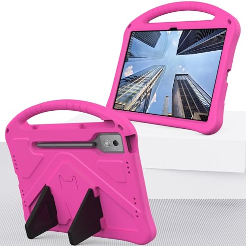 Vergilbungsfreie Tablet-Hülle Kompatibel mit Lenovo Idea Tab Pro 12,7 Zoll TB-373FU 2025 Hülle, leichte Tablet-Abdeckung aus EVA mit verstellbarem Riemen, stoßfestem Griff und Ständer, tragbare Schutz von OWSIHNZBF