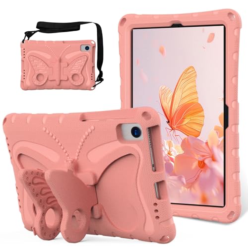 Vergilbungsfreie Tablet-Hülle Kompatibel mit Lenovo Tab M10 Plus (2020 2. Generation) TB-X606F / TB-X606X 10,3 Zoll, leichte, robuste, stoßfeste EVA-Schutzhülle mit Schultergurt, Hülle Compatible with von OWSIHNZBF