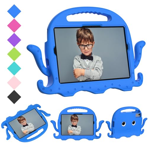 Vergilbungsfreie Tablet-Hülle Kompatibel mit Samsung Galaxy Tab A9 8,7 Zoll Modell 2023 (SM-X110/SM-X115) Hülle, leichte, stoßfeste Kinderhülle, Tablet-Hülle mit rutschfesten Ecken und Schultergurt Co von OWSIHNZBF