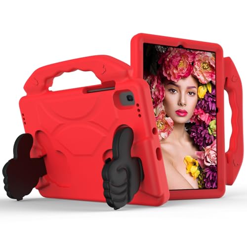 Vergilbungsfreie Tablet-Hülle Kompatibel mit Samsung Galaxy Tab S6 10,5 Zoll 2019 (Modell SM-T860 / T865 / T867), Tablet-Hülle Compatible with Kinder, leichte, stoßfeste EVA-Schutzhülle mit Griff und von OWSIHNZBF