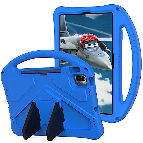 Vergilbungsfreie Tablet-Hülle Leichte, stoßfeste, kinderfreundliche Hülle, kompatibel mit Huawei MatePad SE 11 (2024), mit Griffständer, verdickter Eckenaufprallschutz, Tablet-Abdeckung Compatible wit von OWSIHNZBF