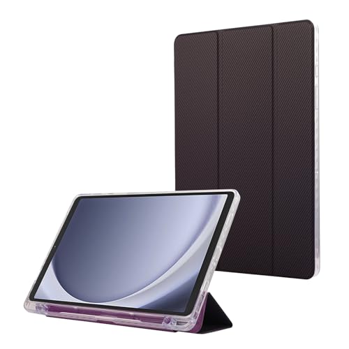 Vergilbungsfreie Tablet-Hülle Smart Case Kompatibel mit Samsung Galaxy Tab A9+ Plus 11 Zoll, Schlankes Case mit Stifthalter, Dreifach faltbare Stand-Schutzhülle, Auto Wake/Sleep Tablet-Hülle mit Stift von OWSIHNZBF