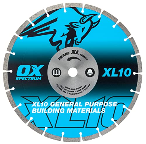 OX Trade XL-10 Segmentierte Diamantklinge, Allzweck, 230/22,23 mm von OX Tools