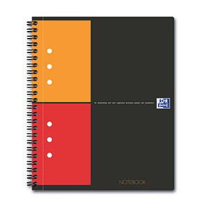 OXFORD Collegeblock Notebook kariert DIN A5 Rand rundum von OXFORD