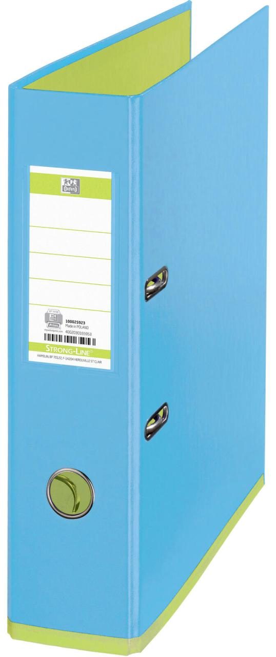 OXFORD Ordner Rückenbreite 8 cm DIN A4 Kunststoff hellblau OXFORD Ordner Rückenbreite 8 cm DIN A4 Kunststoff hellblau von OXFORD
