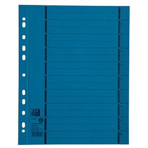 OXFORD Trennblätter 1-10 blau, 100 St. von OXFORD