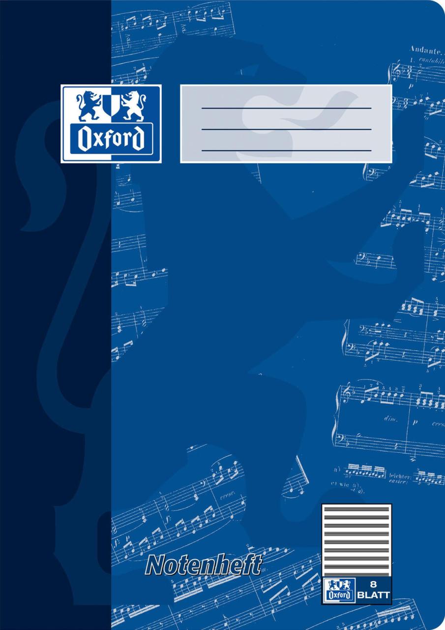 OXFORD Notenheft DIN A4 8 Blatt OXFORD Notenheft DIN A4 8 Blatt von OXFORD