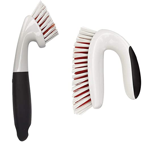 OXO Good Grips Fugenbürste/Reinigungsbürste mit ergonomischem Griff & Good Grips Allzweck-Fugenbürste/Reinigungsbürste OXO Good Grips Fugenbürste/Reinigungsbürste mit ergonomischem Griff & Good Grips Allzweck-Fugenbürste/Reinigungsbürste von OXO