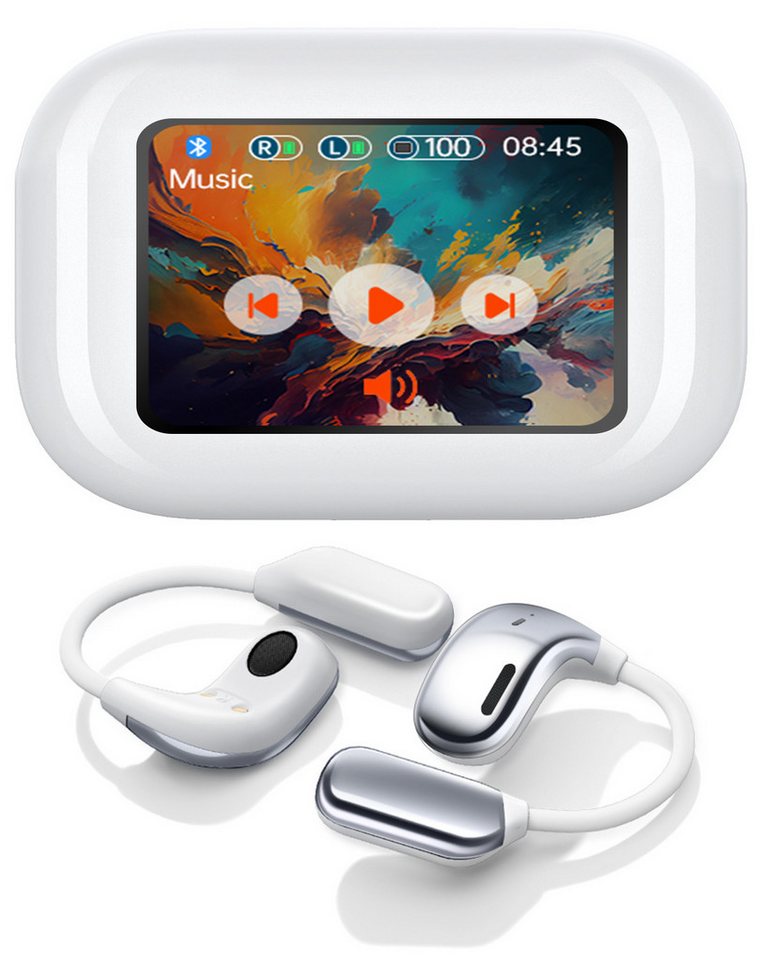 OYLCDI In Ear Kopfhörer Bluetooth 5.4 Sport-Kopfhörer,mit Touchscreen Open-Ear-Kopfhörer (Luftleitungs Kopfhörer mit Klare Anrufqualität und Intelligente Bassoptimierung, True-Wireless Rauschunterdrückungsfunktion, ANC Noise Cancelling kopfhoerer, HiFi Stereo Rauschunterdrückungsfunktion) von OYLCDI