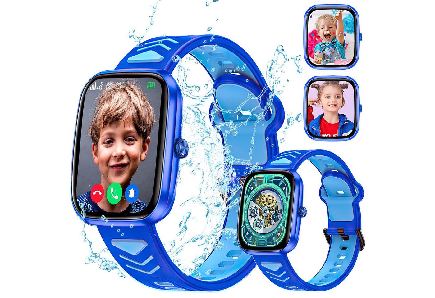 OYLCDI Kinder Smartwatch für Jungen und Mädchen Smartwatch (IP68 wasserdichte Fitness Aktivitäts Tracker Uhr,Herzfrequenz Schlafmonitor,20+ Sportmodi,Schrittzähler,Wecker,Kindergeschenke für Teenager ab 5 Jahren cm) OYLCDI Kinder Smartwatch für Jungen und Mädchen Smartwatch (IP68 wasserdichte Fitness Aktivitäts Tracker Uhr,Herzfrequenz Schlafmonitor,20+ Sportmodi,Schrittzähler,Wecker,Kindergeschenke für Teenager ab 5 Jahren cm) von OYLCDI