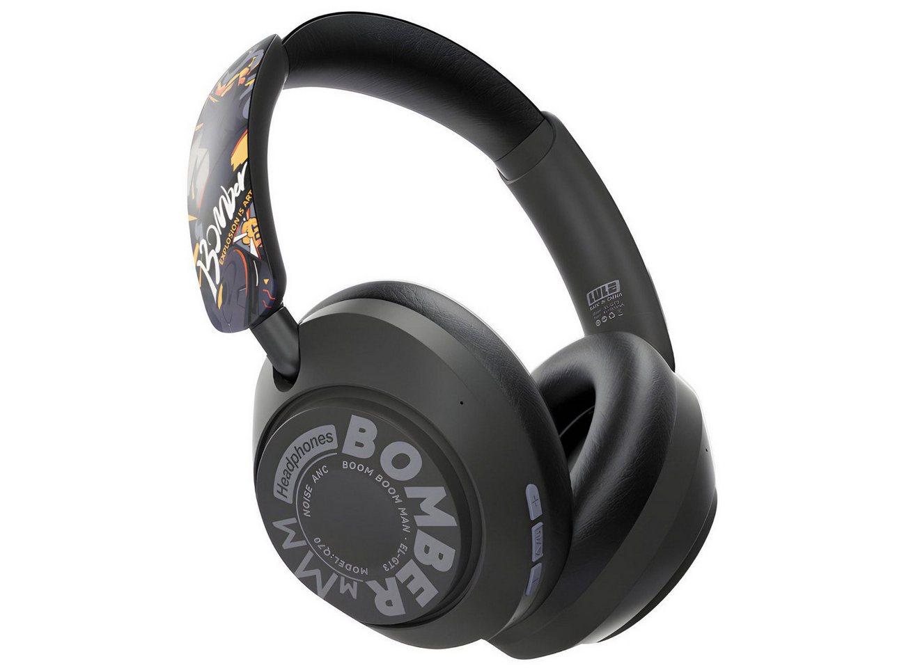 OYLCDI On-Ear-Kopfhörer,Bluetooth-Kopfhörer,Gaming-Headse Over-Ear-Kopfhörer Over-Ear-Kopfhörer (Noise Cancelling Kopfhörer, Bluetooth 5.4, Doppelgeräte-Verbindung) von OYLCDI