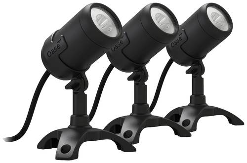 Oase 87501 Teichbeleuchtung 3er Set EEK: G (A - G) LED 4W Schwarz von Oase