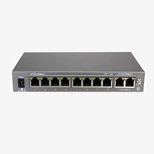 Sricam Italia 7426112018093 Port Gigabit PoE Switch, Schwarz von Oba security