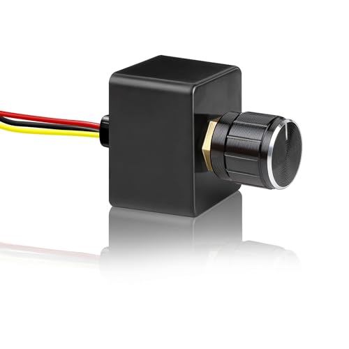 Obeaming 12V Dimmer PWM 5A LED Dimmschalter Drehknopf für Wohnmobil Boot LKW Wohnwagen Anhänger Leuchte, DC 12V dimmbar Lampe, einfarbige LED Streifen Lichter Obeaming 12V Dimmer PWM 5A LED Dimmschalter Drehknopf für Wohnmobil Boot LKW Wohnwagen Anhänger Leuchte, DC 12V dimmbar Lampe, einfarbige LED Streifen Lichter von Obeaming