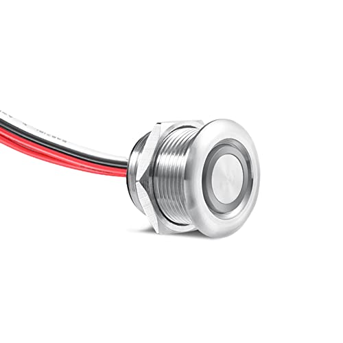 Obeaming DC 12V Dimmer PWM LED Dimmschalter Wohnmobil 4 Drähte Druckschalter Edelstahl Hole 19mm für Boot LKW Wohnwagen Anhänger Leuchte, DC 12V dimmbar Lampe, einfarbige LED Streifen Lichter Obeaming DC 12V Dimmer PWM LED Dimmschalter Wohnmobil 4 Drähte Druckschalter Edelstahl Hole 19mm für Boot LKW Wohnwagen Anhänger Leuchte, DC 12V dimmbar Lampe, einfarbige LED Streifen Lichter von Obeaming