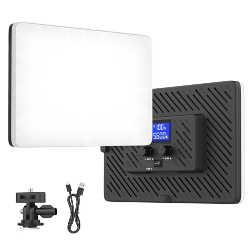 Obeamiu LED-Videoleuchte, Tragbare Kamera Lampe mit 4000mAh-Akku, stufenlos dimmbar 2500-8500K Foto-Video-Leuchten für Außen Innen Fotografie Live Streaming Zoom-Anrufe Filmen Obeamiu LED-Videoleuchte, Tragbare Kamera Lampe mit 4000mAh-Akku, stufenlos dimmbar 2500-8500K Foto-Video-Leuchten für Außen Innen Fotografie Live Streaming Zoom-Anrufe Filmen von Obeamiu