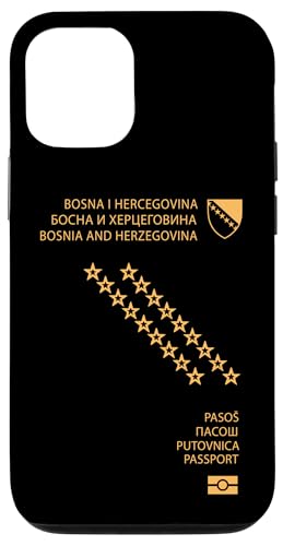 Hülle für iPhone 12/12 Pro Proud Bosnia Herzegovina Passport Travelers Souvenir 2025 Hülle für iPhone 12/12 Pro Proud Bosnia Herzegovina Passport Travelers Souvenir 2025 von Obeezon