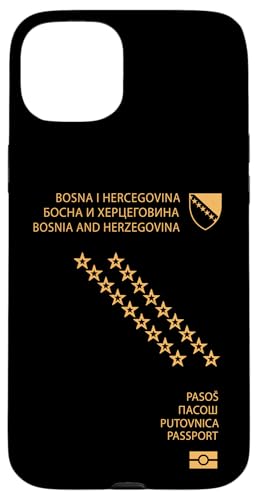Proud Bosnia Herzegovina Passport Travelers Souvenir 2025 Hülle für iPhone 15 Plus Proud Bosnia Herzegovina Passport Travelers Souvenir 2025 Hülle für iPhone 15 Plus von Obeezon