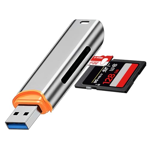 Oblinple 2 in 1 USB 3.0 SD Micro SD Kartenleser, TF Kartenlesegerät, TF Card Reader Highspeed Mini Karte OTG Adapter, USB Stick mit Karten Lesegerät für Android Windows Mac OS Samsung Handy usw. von Oblinple