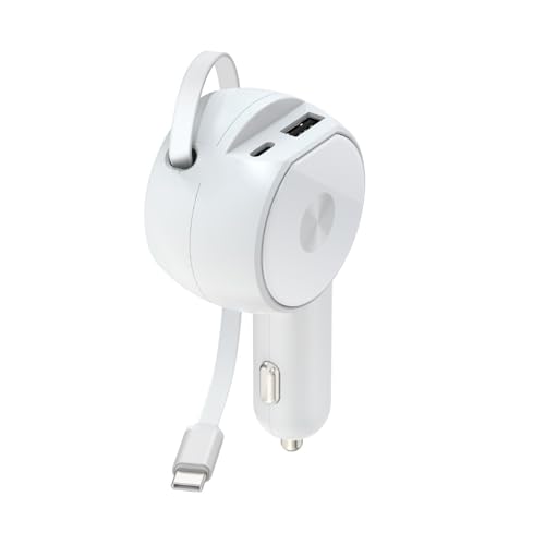 2-in-1 Schnellladeadapter für Auto, 60 W, mit ausziehbarem USB-C-Kabel, Autozubehör für Handy, Tablet, Laptop 2-in-1 Schnellladeadapter für Auto, 60 W, mit ausziehbarem USB-C-Kabel, Autozubehör für Handy, Tablet, Laptop von Obotsnoi