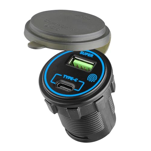 66 W Doppel-Port-Kfz-Ladeadapter mit PD30W Typ C + USB 36W Feature Touch-Schalter und LED-Licht für die meisten Fahrzeuge 66 W Doppel-Port-Kfz-Ladeadapter mit PD30W Typ C + USB 36W Feature Touch-Schalter und LED-Licht für die meisten Fahrzeuge von Obotsnoi