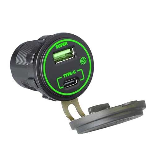 66 W Doppel-Port-Kfz-Ladeadapter mit PD30W Typ C + USB 36W Feature Touch-Schalter und LED-Licht für die meisten Fahrzeuge 66 W Doppel-Port-Kfz-Ladeadapter mit PD30W Typ C + USB 36W Feature Touch-Schalter und LED-Licht für die meisten Fahrzeuge von Obotsnoi